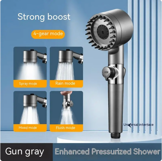 High-Pressure 3-Mode Filtered Shower Head