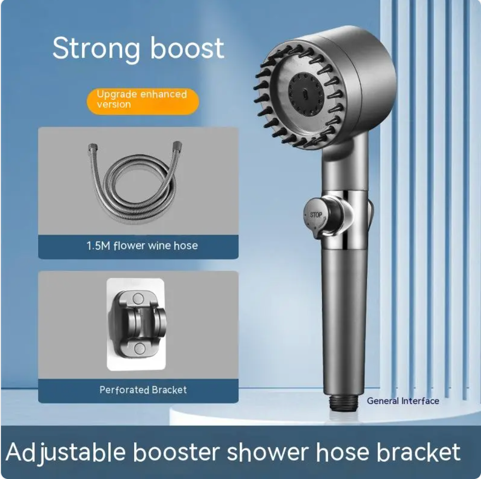 High-Pressure 3-Mode Filtered Shower Head